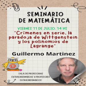 Seminario Guillermo Martinez