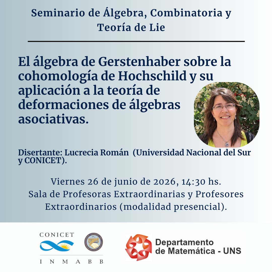 Seminario de Álgebra, Combinatoria y Teoría de Lie
